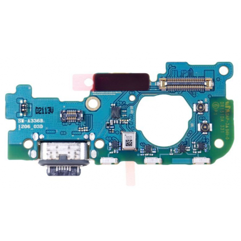 Įkrovimo lizdas Samsung A336 A33 5G su plokšte ir mikrofonu originalas
